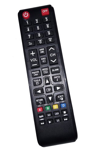 Replacement Remote Control Compatible for Samsung ED55C UN46F6800 LH32LECPLBCZA LH40PECPLBA/ZA LH55P