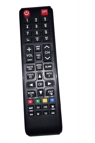 Replacement Remote Control Compatible for Samsung LE46C UE40F6700 LH32EDCPLBCZA LH46EDCPLBC/ZA LH55E