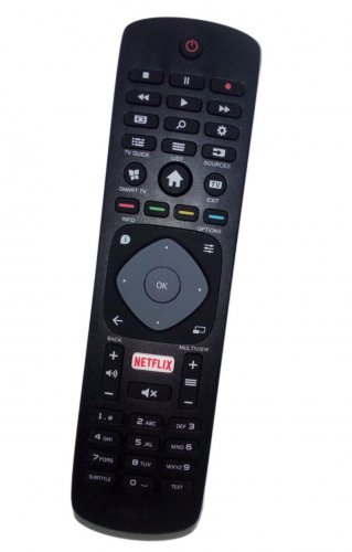 Replacement Remote Control Compatible for Philips 398GR08BEPHN0013HL SMART TV with NETFLIX Button