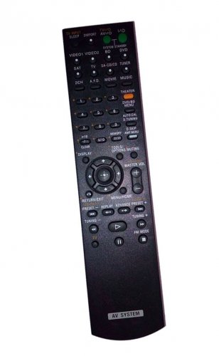 Replacement Remote Control for Sony HTDDW8600 RMAAU024 STR-DH500 1-480-588-11 STRDH700 Home Theater 