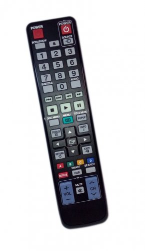 Replacement Remote Control Compatible for Samsung BDD5500C BDD7500B/ZC BD-D5500R BD-D6500/ZC BD-D570