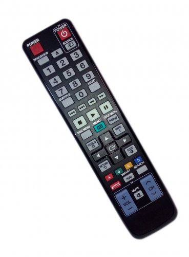Replacement Remote Control Compatible for Samsung BDD5490 AK5900122A BDD5400K BD-D7500/ZA BDD6100CZA