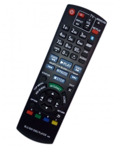 Replacement Remote Control Compatible for Panasonic DMPBDT220CP DMP-BBT01 DMPBDT220 DMP-BDT220P BD B