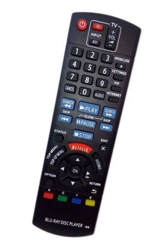 Replacement Remote Control Compatible for Panasonic DMP-BD79 N2QAYB000867 DMP-BD81 DMPBD89PK Blu-Ray