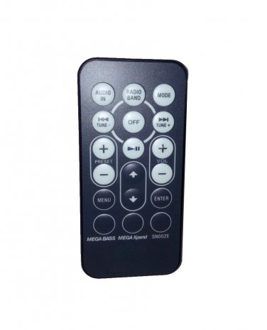 Replacement Remote Control Compatible for Sony ICF-CS10IP RMT-CCS10iP 9-885-134-41 ICFCS10IPB Clock 