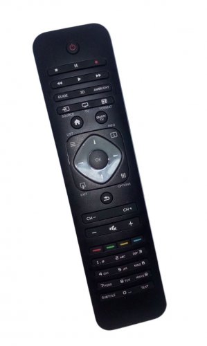Replacement Remote Control Compatible for Philips 42PFL6008 47PFL6678 55PFL6198 60PFL6158 6000 Serie