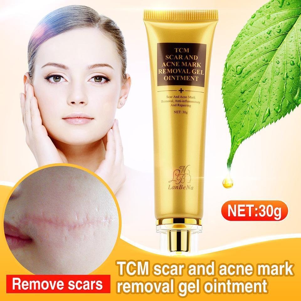 LANBENA Acne Scar Mark Removal Treatment Shrink Pores Gel Ointment, 30g ...