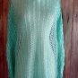 Mesh Poncho Top Cover up Light Fabric Color Peach or Mint OS