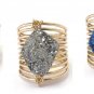 Druzy Drusy On a Spring Ring Check this new designer Ring