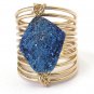 Druzy Drusy On a Spring Ring Check this new designer Ring