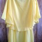 Chiffon Blouse Top 2 Layer Sweet Lemon or Mint Green Size/Color Choice