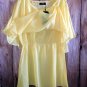 Chiffon Blouse Top 2 Layer Sweet Lemon or Mint Green Size/Color Choice