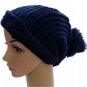 Beanie Ski Cap with Pom Pom Slouch Long Oversized Unisex Color Choice