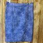 Sexy Denim Wash Color Full Front Zipper Skirt Size Choice 1XL 2XL or 3XL