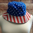 What Has Stars Stripes and is Red White and Blue? A bucket hat!