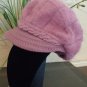 Ladies Newsboy Vintage Style Hat Soft Mauve Color