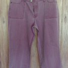 Orchid Stretch Capris Cropped Jeans with Cuffs size 16
