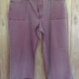 Orchid Stretch Capris Cropped Jeans with Cuffs size 16