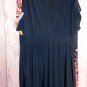 Dinner Dress Black with Bunch Colorful Dots size 22/24