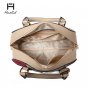 Patch Work Fashion Bag Taupe HUE & ASH Handbag
