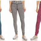 Leggings Stretch Jogging Color Choice Pink Gray Blue Size Choice S/M L/XL
