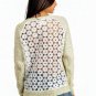 Boho Knit Sweater with a Surprise Back! Color and Size Choice