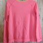 Fun Shirt Wild Juicy Summer Colors Mango and Coral pink size S or M