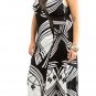 Classic Colors Black & White Maxi Dress Plus size 1XL 2XL 3XL