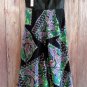 Classy Jumpsuit So Pretty Paisley with Faux Leather Cut Out Upper Size S M L