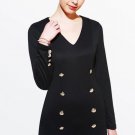 Winter Warm Black Dress Classic Office School Meeting size L or XL