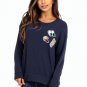 Emoji Top Choice Army Green or Navy Blue Size Choice Boyfriend Size