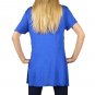 Royal Blue Tunic Side Lace Up's Ties Size L (only 1 left)