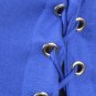 Royal Blue Tunic Side Lace Up's Ties Size L (only 1 left)
