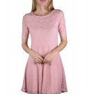 Dusty Pink Lace Dress size choice S  or L