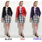 Straight Dress Appearance of a 2pc Size and Color Choice