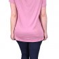 Orchid Distressed Over Sized T with Graphic Text Holes Tears size 2X or 3X