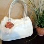 White Spring Summer Sunday Handbag Medium Size