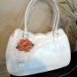 White Spring Summer Sunday Handbag Medium Size