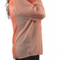Two Tone Chiffon Blouses Semi-Sheer Color and Size Choice