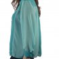 Two Tone Chiffon Blouses Semi-Sheer Color and Size Choice