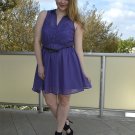 Cotton Lace and Chiffon Dress size 2X Color Choice