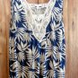 Cute Simple Summer Top with Lace size Large Oversized