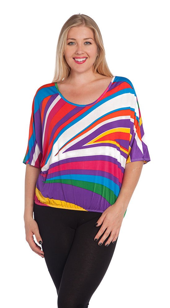 Top Match me! Versatile Multi-Color Cute Back size 1X  2X  3X
