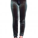 Olive Green Velvet Leggings Rich Color size choice S M or L