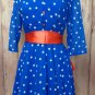 Happy Day Dress Red White Blue size M or XL