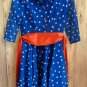 Happy Day Dress Red White Blue size M or XL