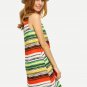 Summer Dress Beach Cover Up Multi-Color Sleeveless size M
