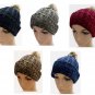 Beanie Ski Cap with Pom Pom Unisex Color Choice