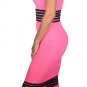 2pc Bodycon Skirt and Top Junior Size Large or XL Color Hot Magenta