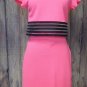 2pc Bodycon Skirt and Top Junior Size Large or XL Color Hot Magenta